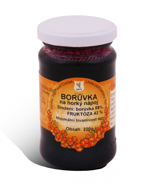 Borůvka na horký nápoj s bobulemi FRUKTÓZA - 220g